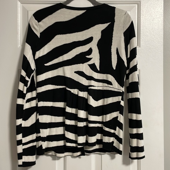 INC Animal Print Cardigan - Picture 6 of 6